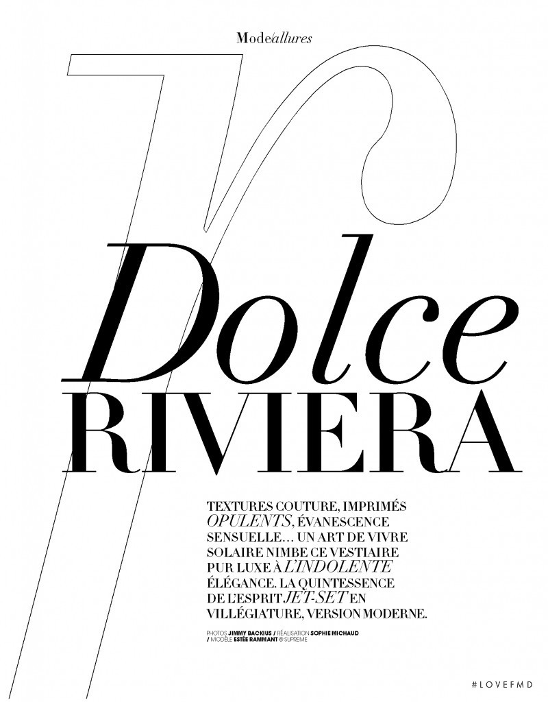 Dolce Riviera, May 2018