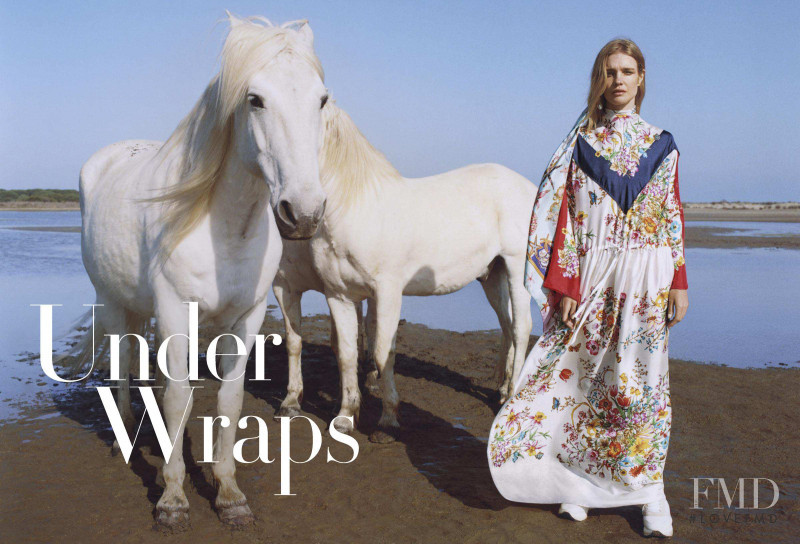 Natalia Vodianova featured in Under Wraps, July 2018