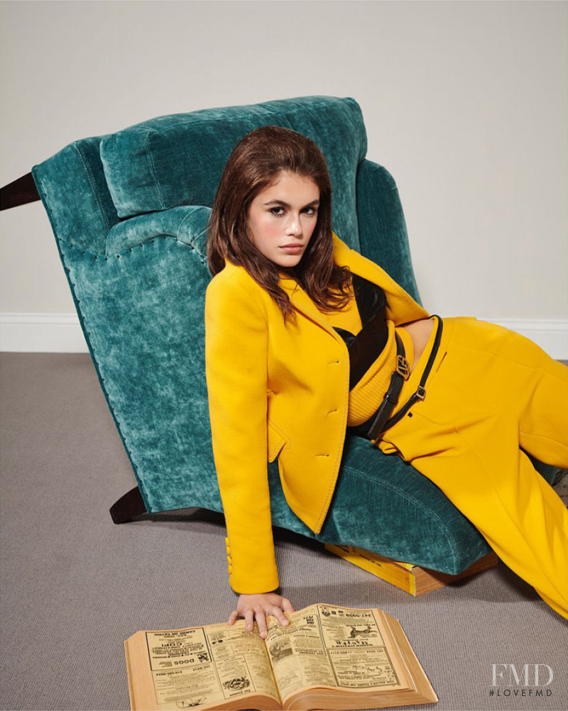 Kaia Gerber featured in Front, July 2018