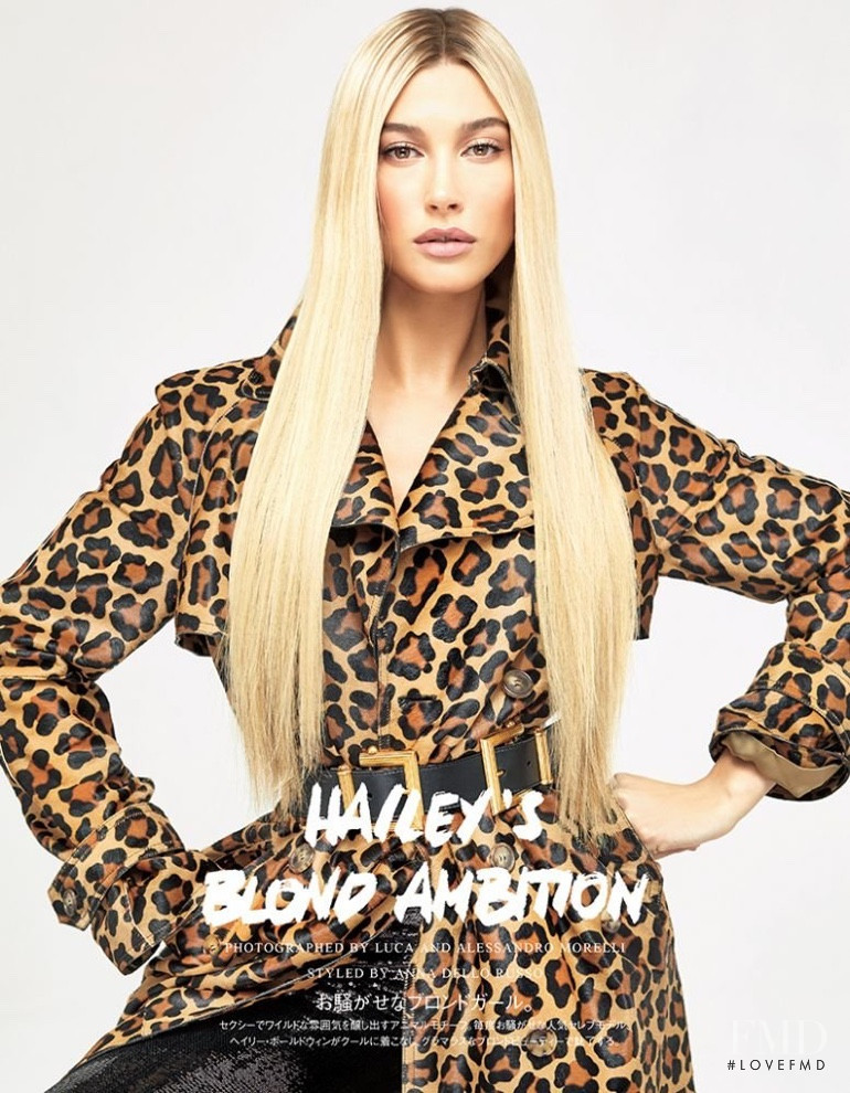 Hailey Baldwin Bieber featured in Hailey\'s Blond Ambition, September 2018