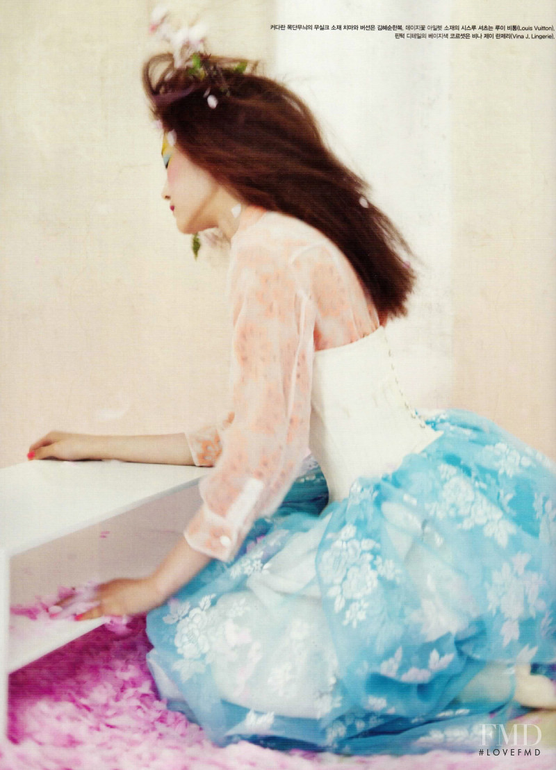 Hyun Yi Lee featured in Woman In Blossom, May 2012