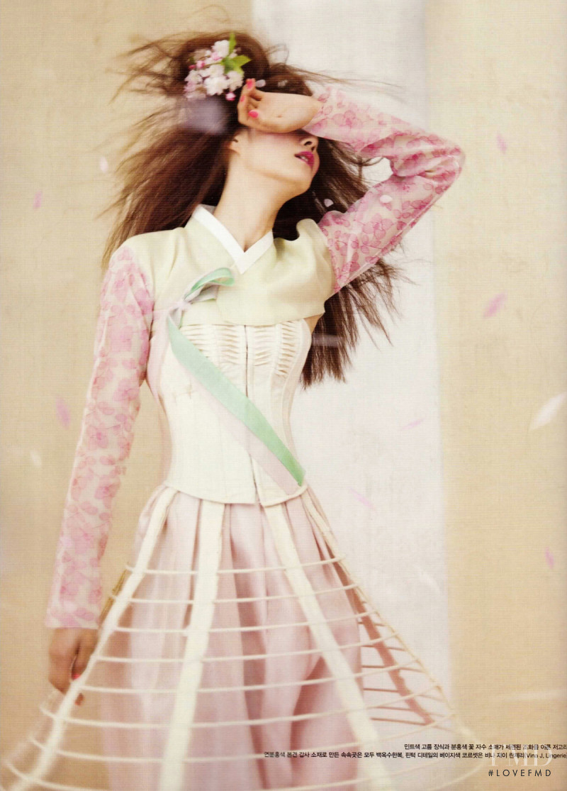 Hyun Yi Lee featured in Woman In Blossom, May 2012