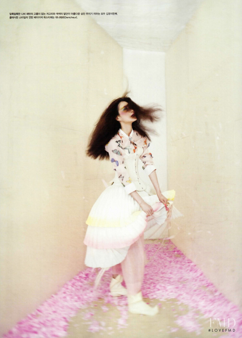 Hyun Yi Lee featured in Woman In Blossom, May 2012