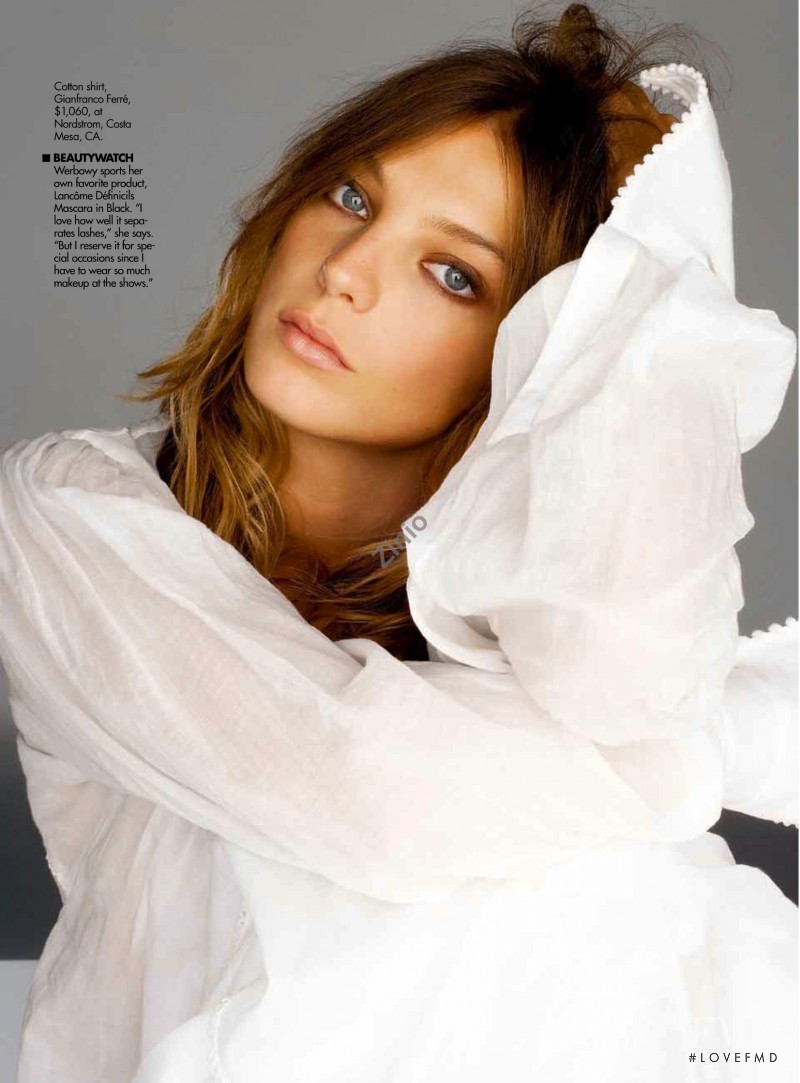 Daria Werbowy featured in Lovely And Amazing, March 2006