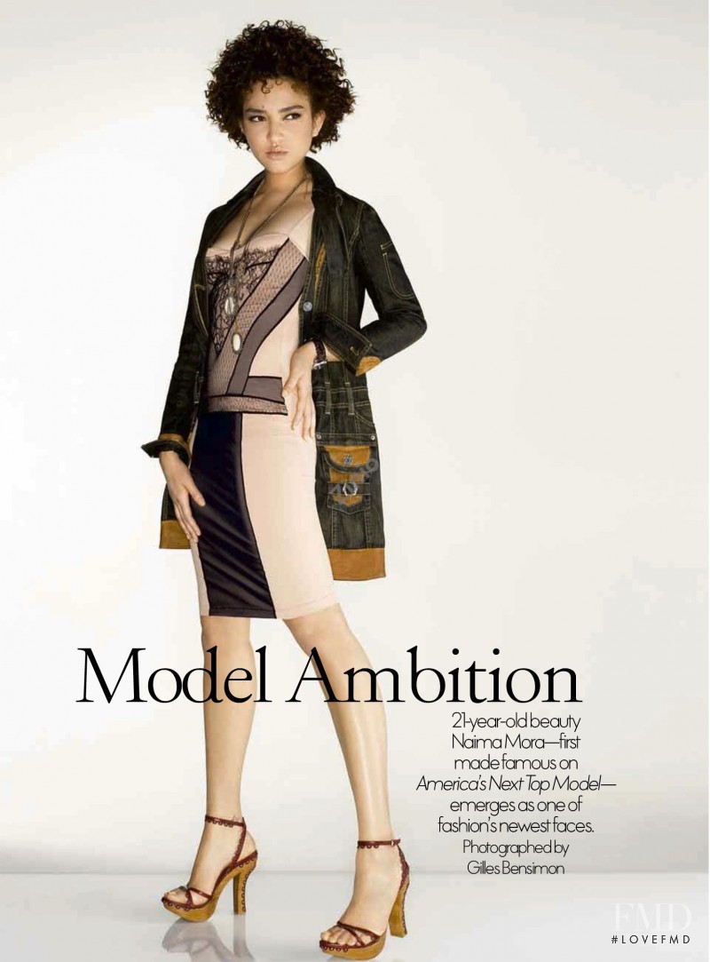 Naima Mora featured in Model Ambition, March 2006