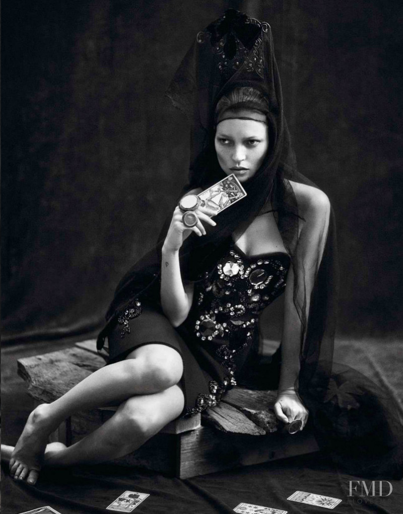 Kate Moss featured in Le Noir, September 2012