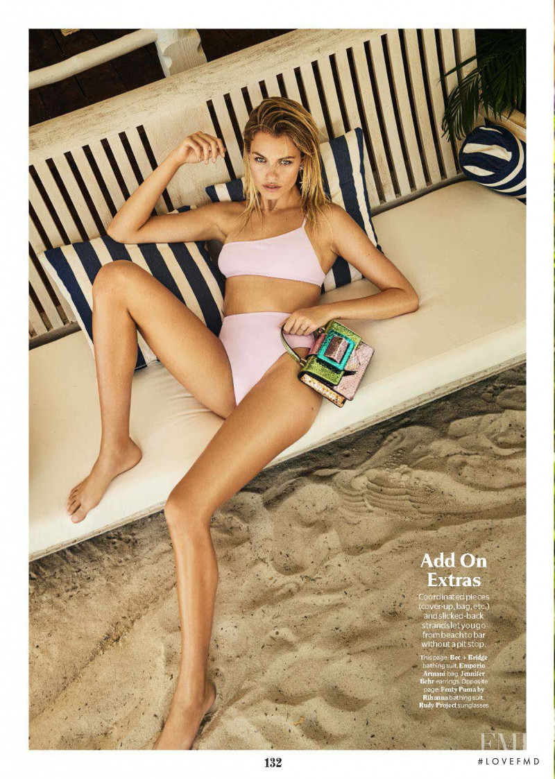 Hailey Clauson featured in Suits to Shake in, Not Bake in, June 2018
