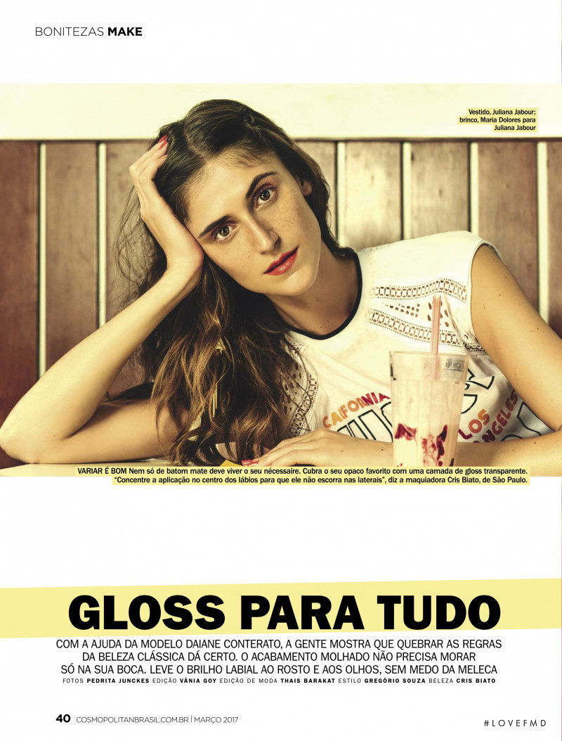 Daiane Conterato featured in Gloss para Tudo, March 2017