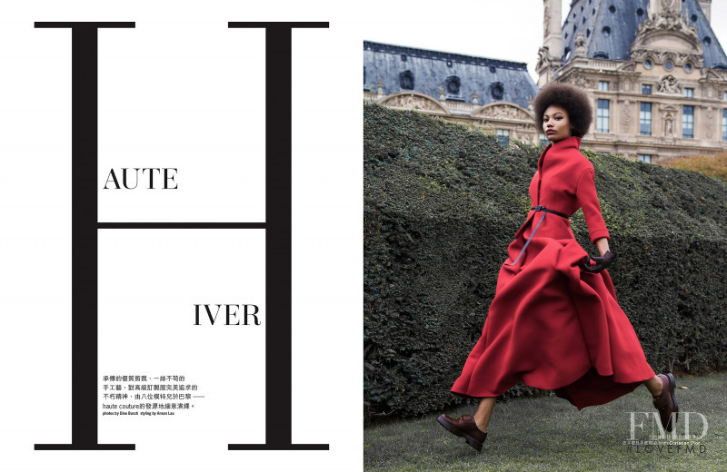 Ange-Marie Moutambou featured in Haute Hiver, December 2017
