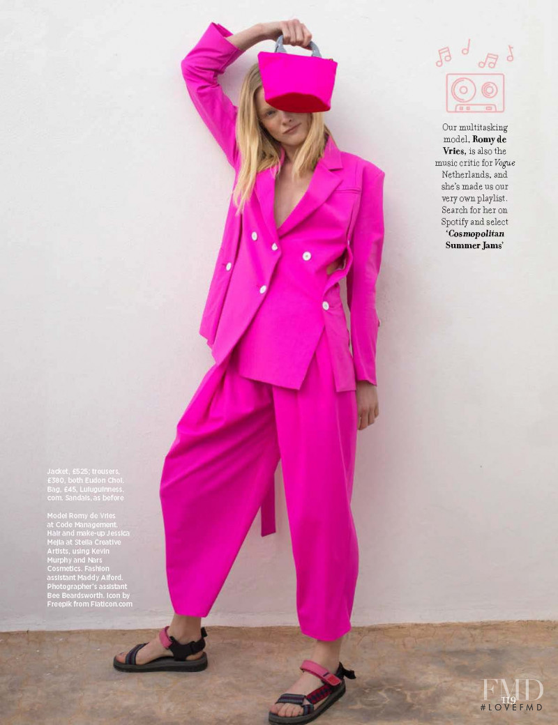 Romy de Vries featured in In the pink, July 2018