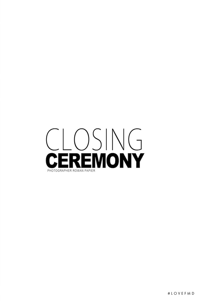 Closing Ceremony, September 2012