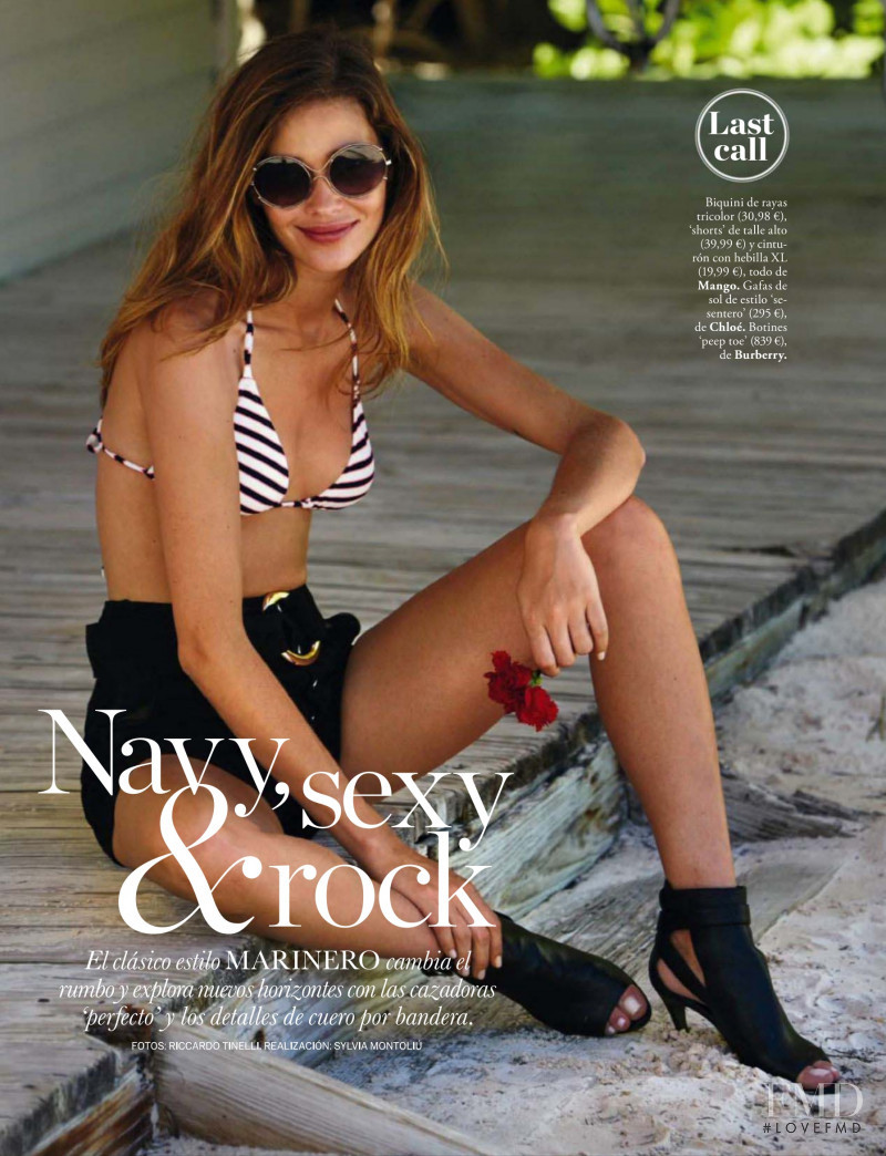 Ana Beatriz Barros featured in Navy, Sexy & Rock, August 2016