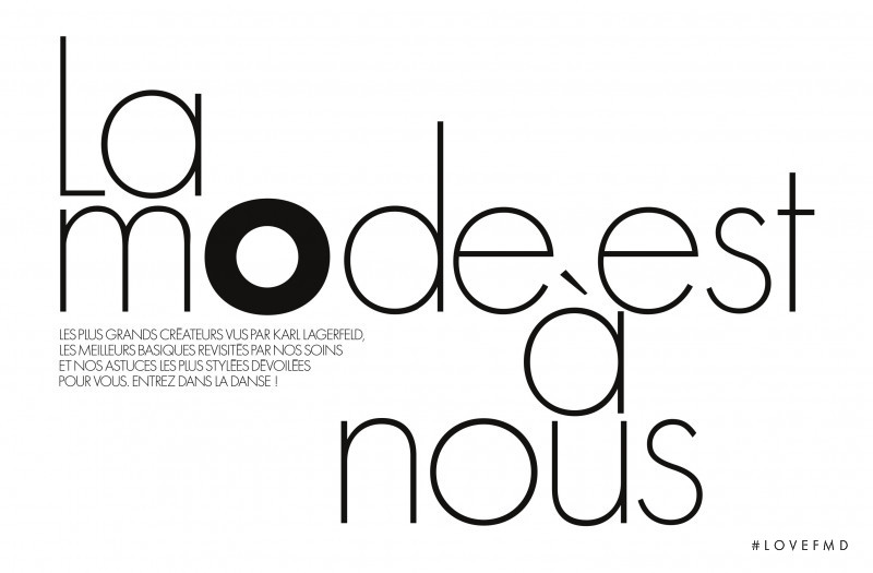 La mode est a nous, December 2015