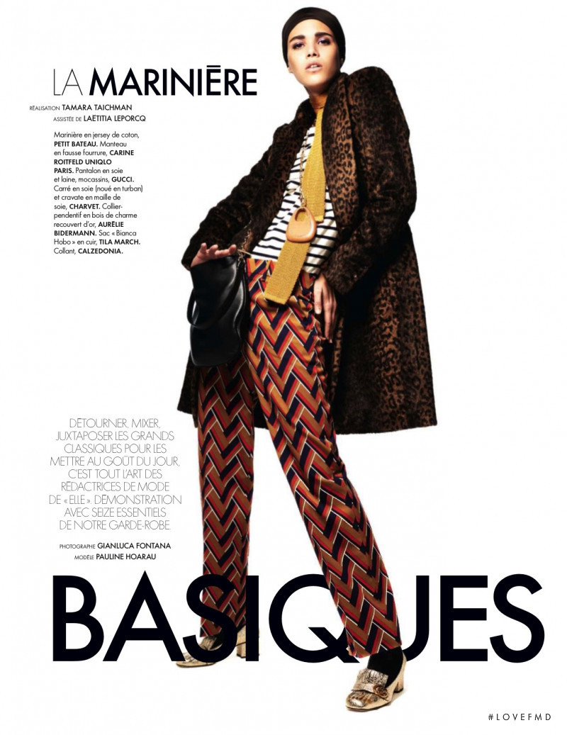 Pauline Hoarau featured in Basiques Instinct, December 2015