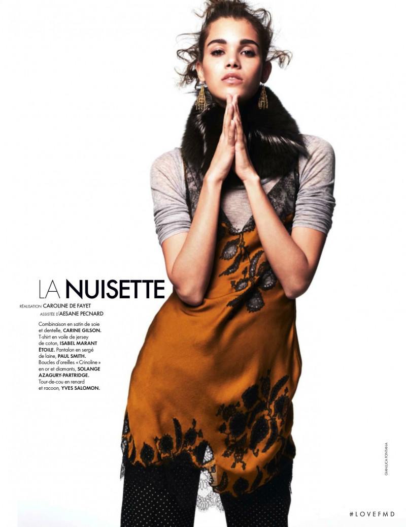 Pauline Hoarau featured in Basiques Instinct, December 2015