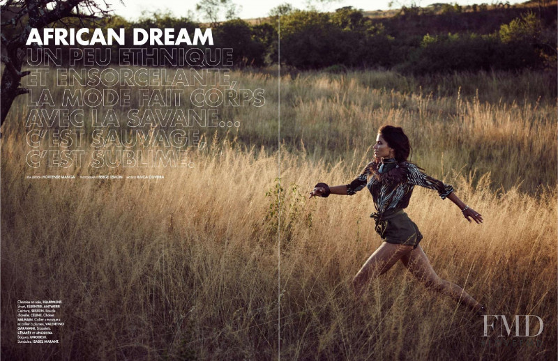 Raica Oliveira featured in African Dream, June 2016