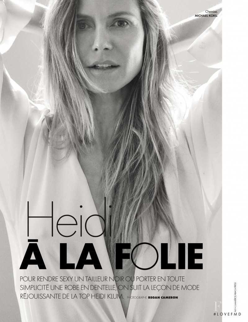 Heidi Klum featured in Heidi A La Folie, May 2018