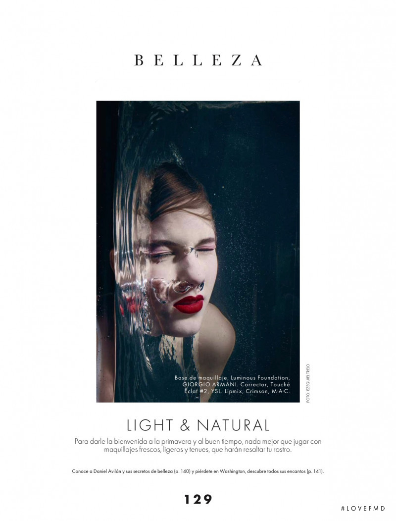 Nida Kazickaite featured in Light & Natural, February 2016