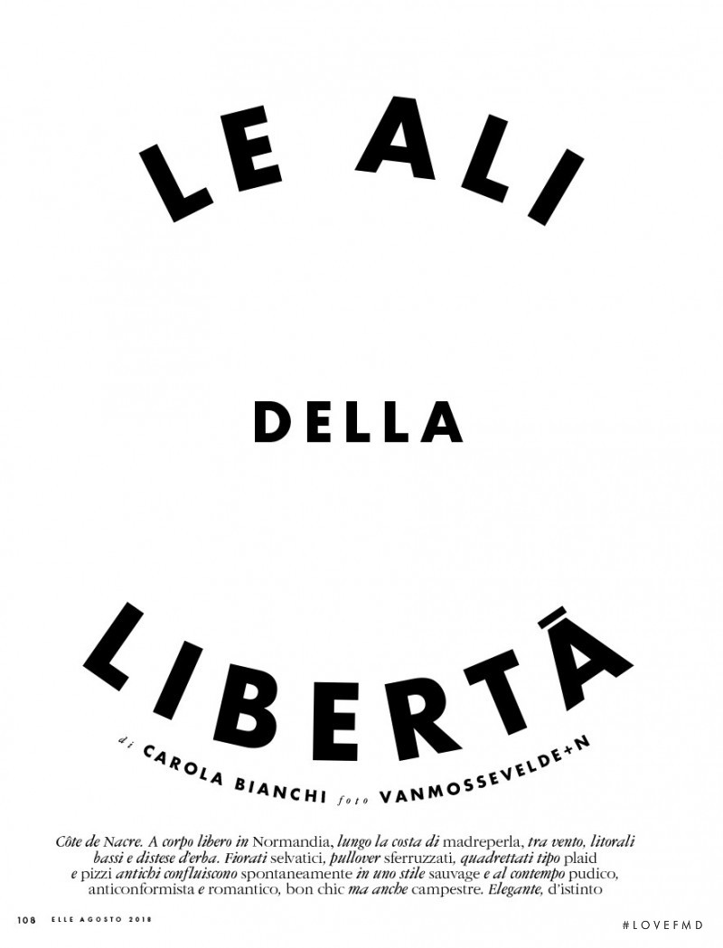 Le Ali Della Liberta, August 2018