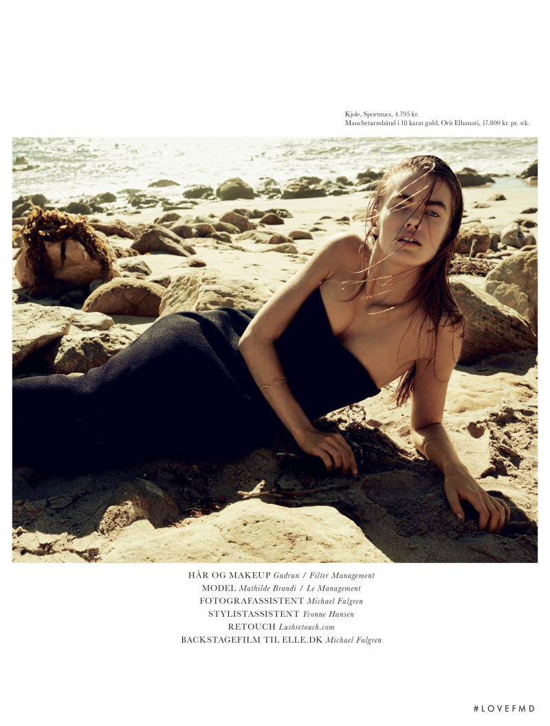 Mathilde Brandi featured in Washed Ashore, June 2015