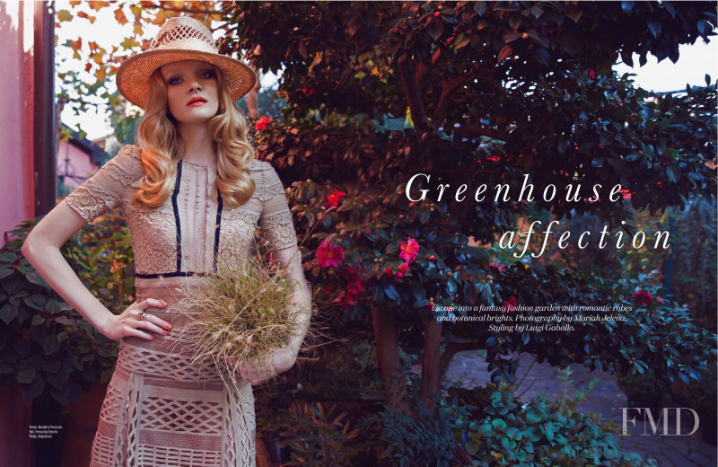 Julia Shvets featured in Greenhouse Affection, January 2016