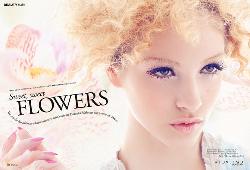 Valeria Smirnova featured in Sweet, sweet Flowers, March 2012