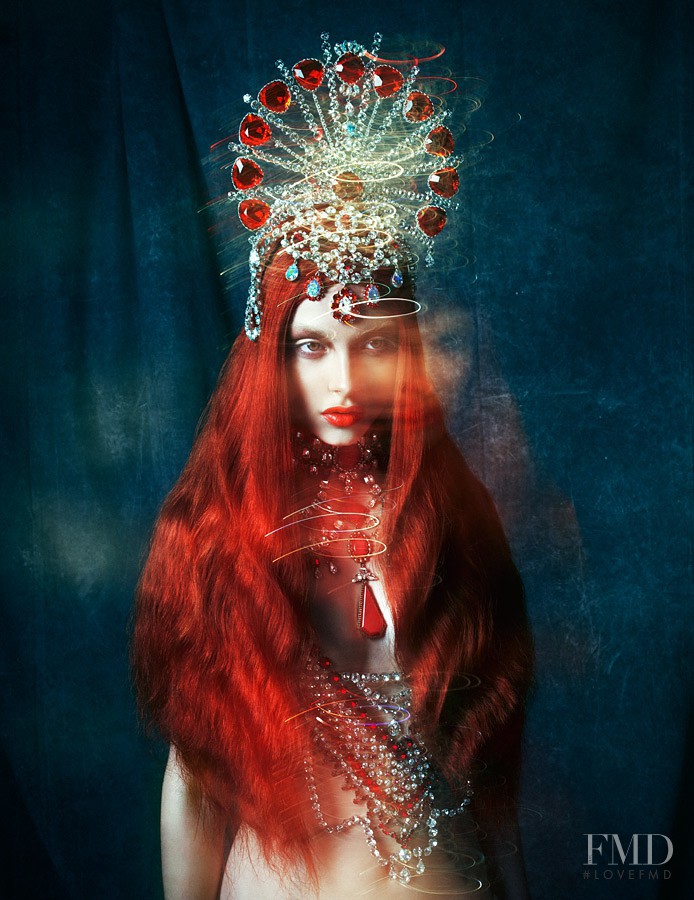 Valeria Smirnova featured in Swarovski\'s Zodiac Goddesses 2012, December 2011
