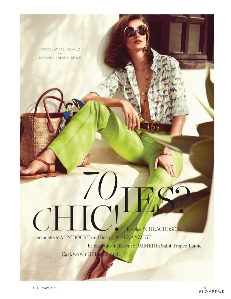 Tess Hellfeuer featured in 70ies Chic, March 2018