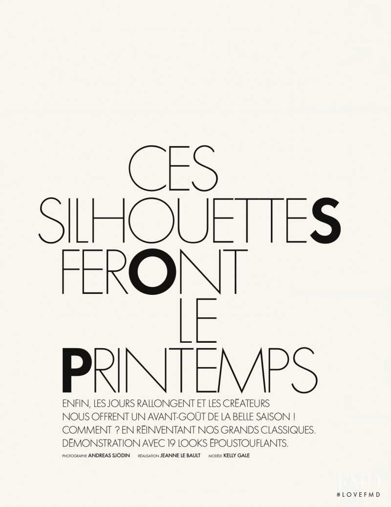 Ces silhouettes feront les printemps, January 2016