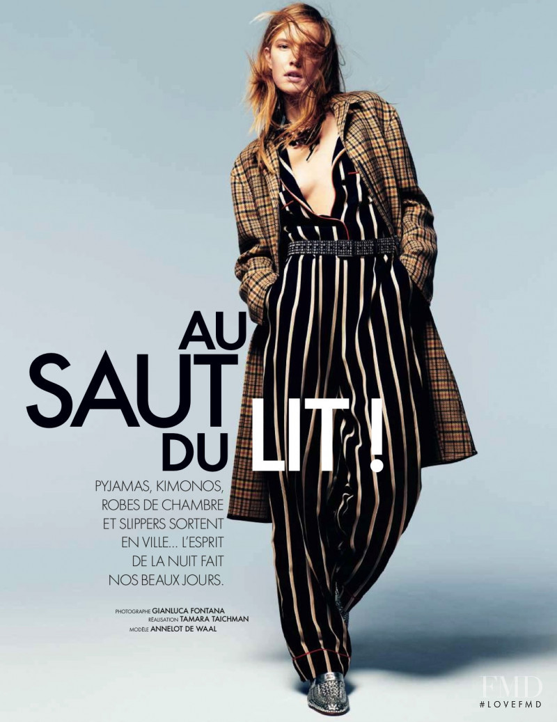 Annelot de Waal featured in Au Saut Du Lit!, February 2016
