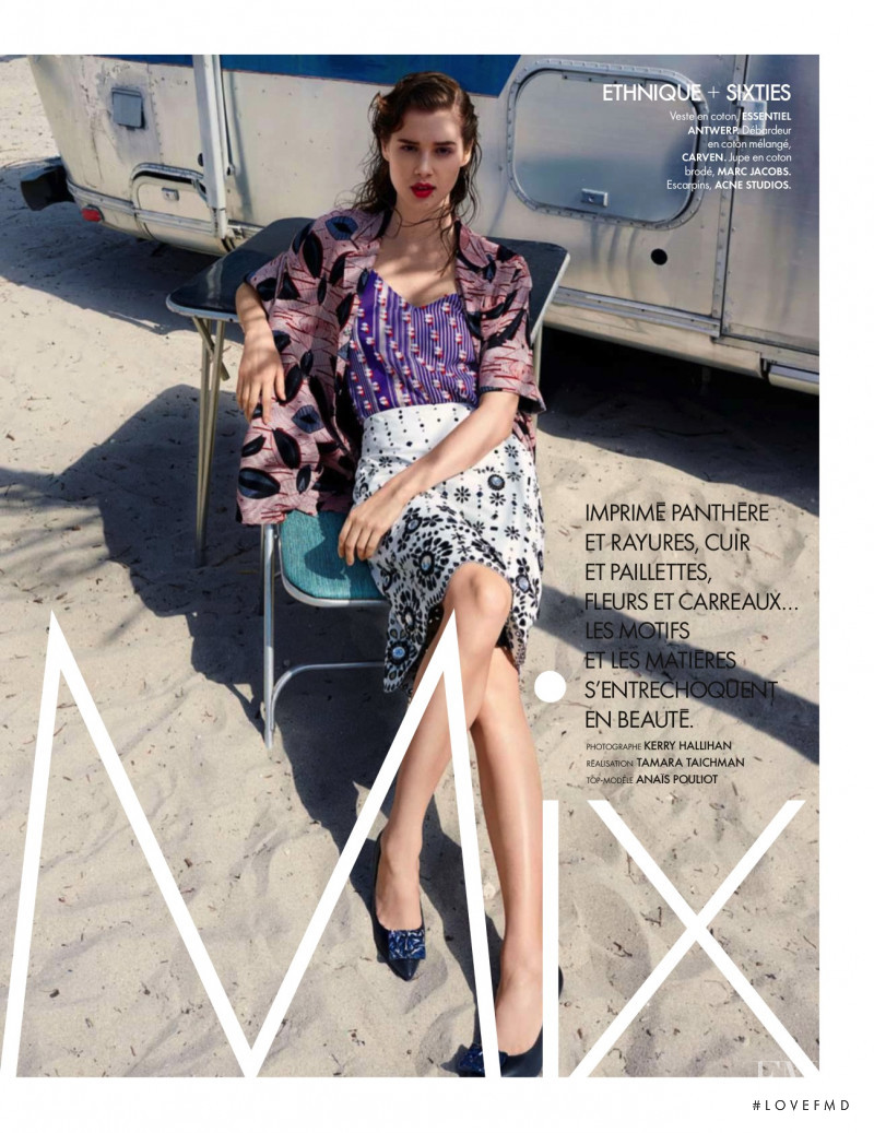 Anais Pouliot featured in Miss Mix, April 2016