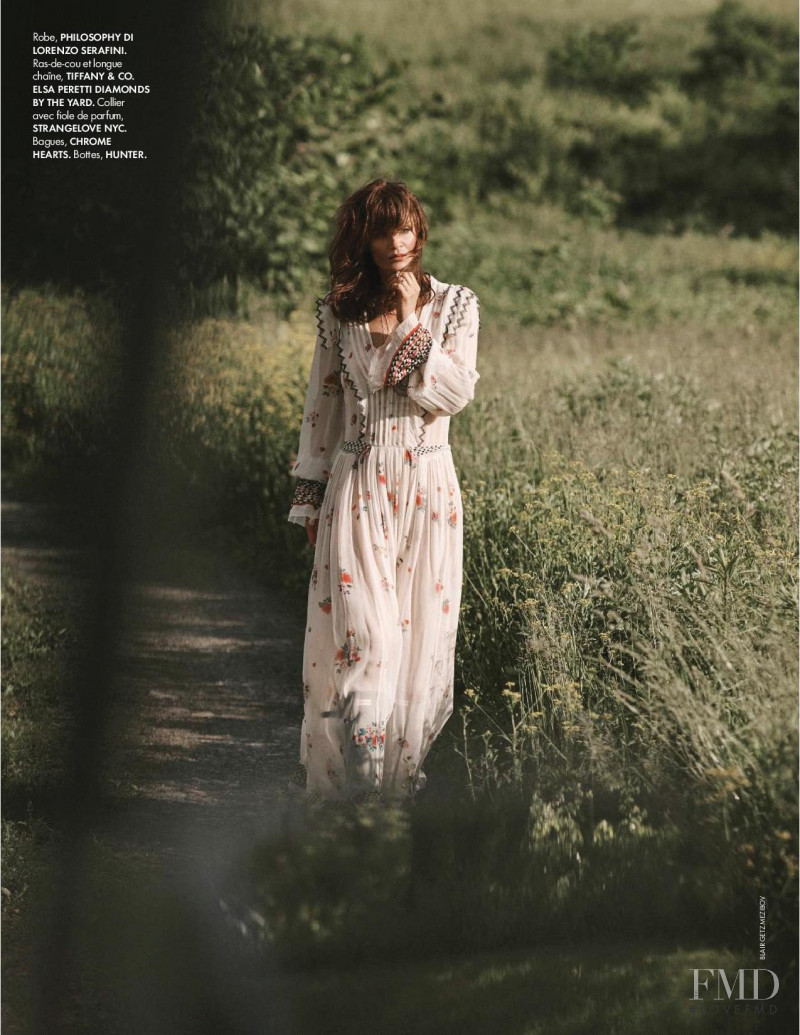 Helena Christensen featured in Un Air De Country, July 2018