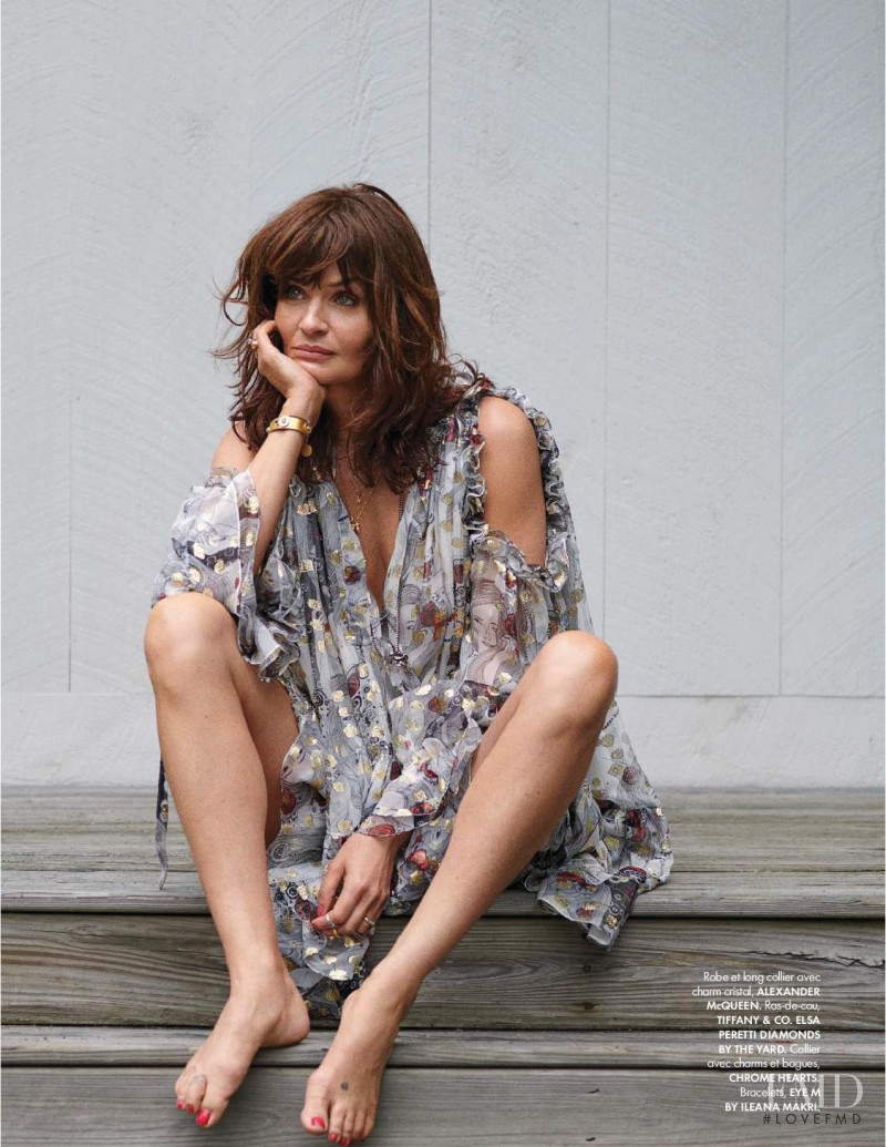 Helena Christensen featured in Un Air De Country, July 2018