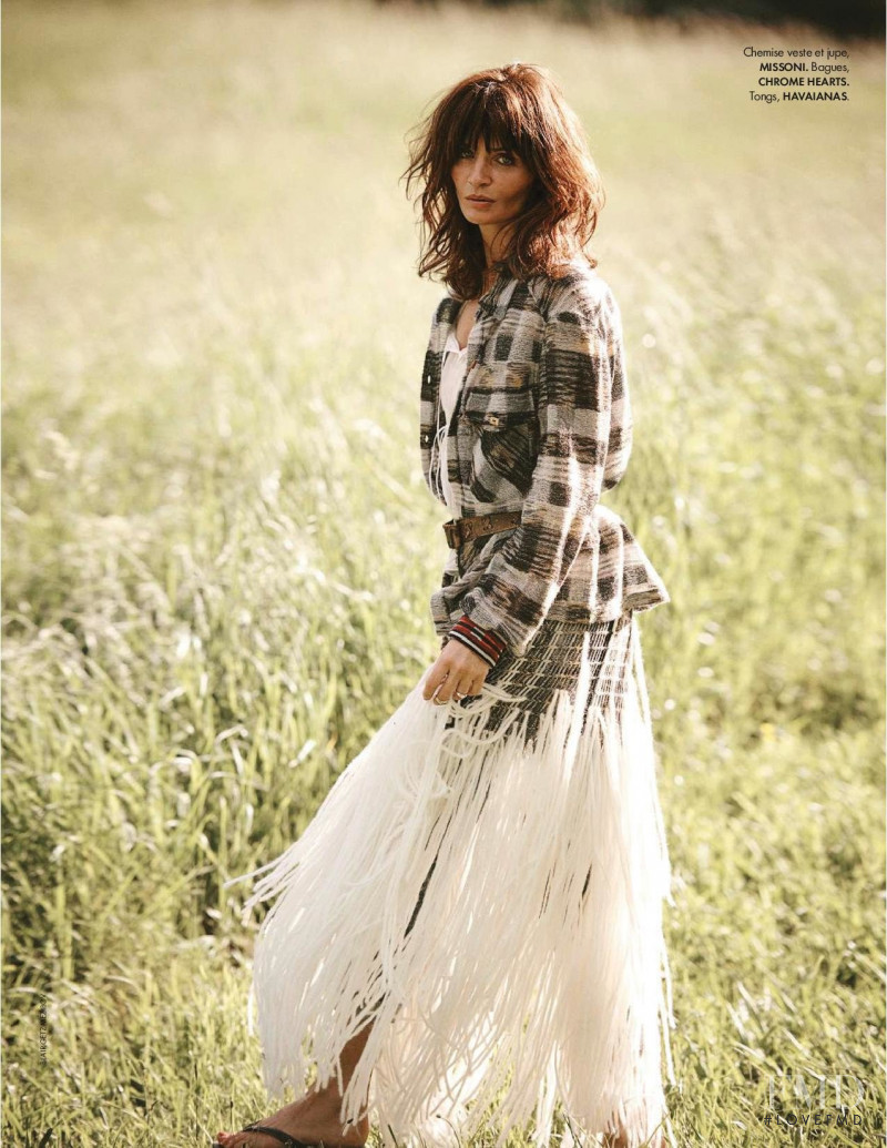 Helena Christensen featured in Un Air De Country, July 2018