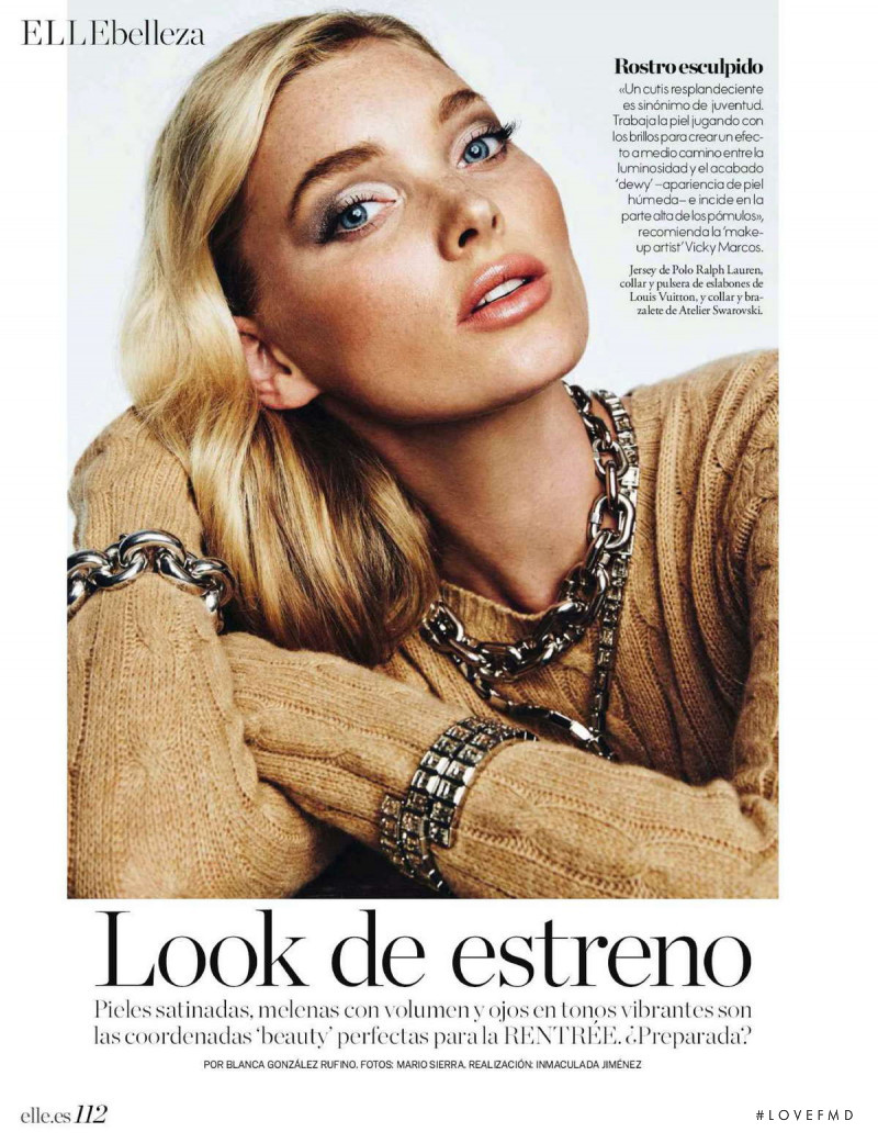 Elsa Hosk featured in Look De Estreno, August 2018
