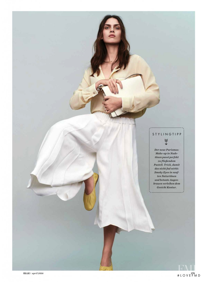 Christy Turlington featured in Office deluxe, April 2016