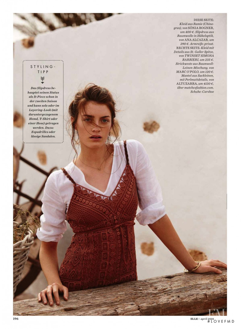 Milly Simmonds featured in Rustic Romantic, April 2016