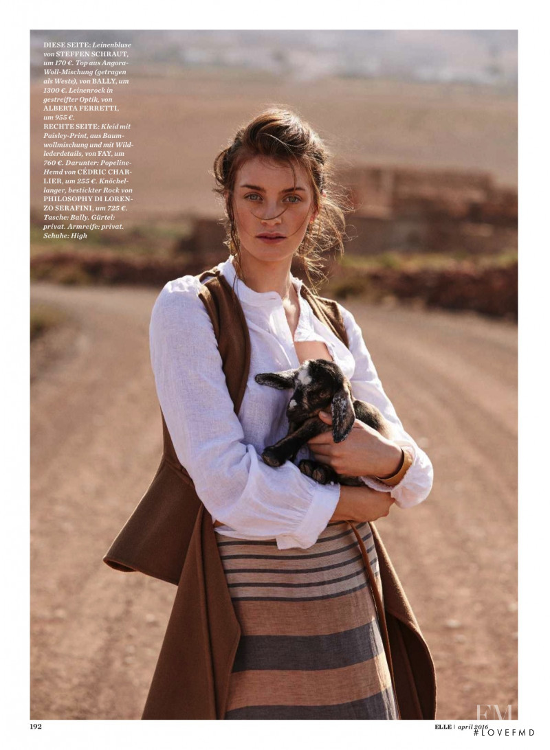 Milly Simmonds featured in Rustic Romantic, April 2016