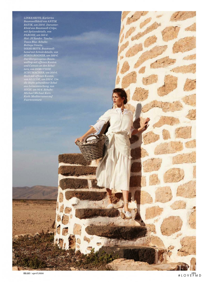 Milly Simmonds featured in Rustic Romantic, April 2016