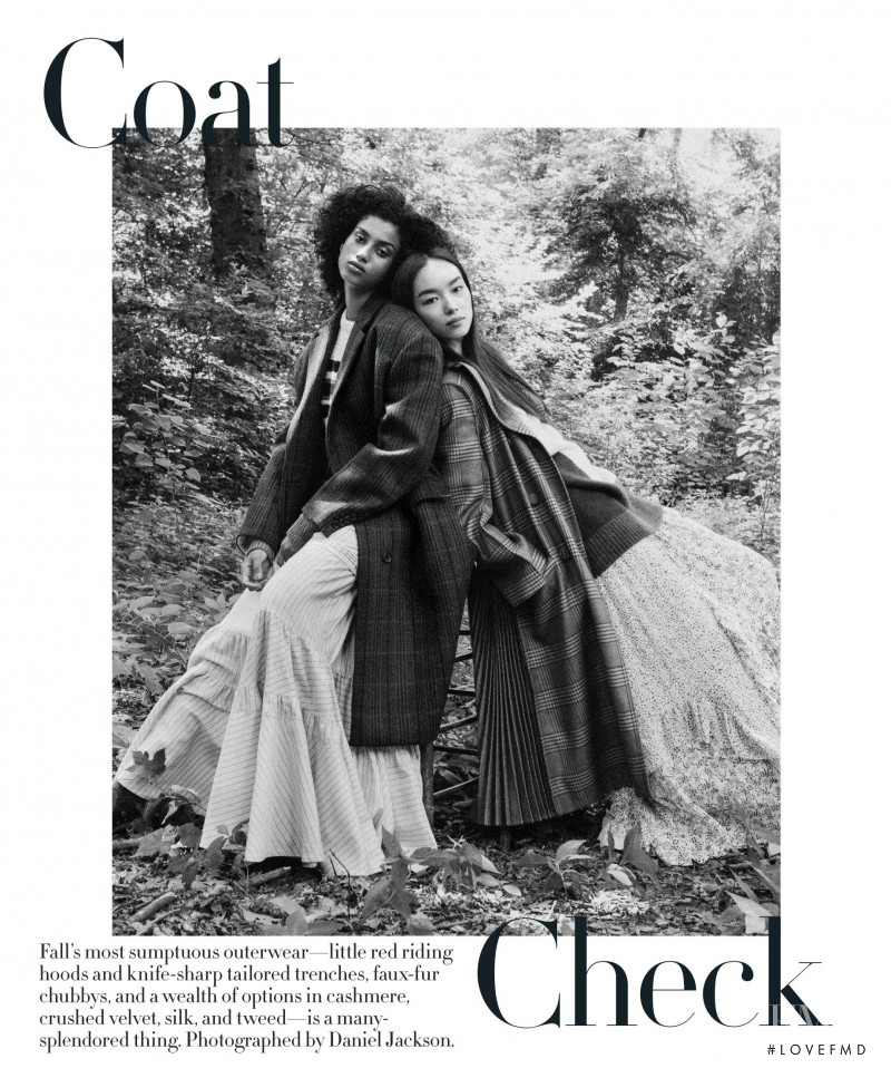 Fei Fei Sun featured in Coat Check, September 2018