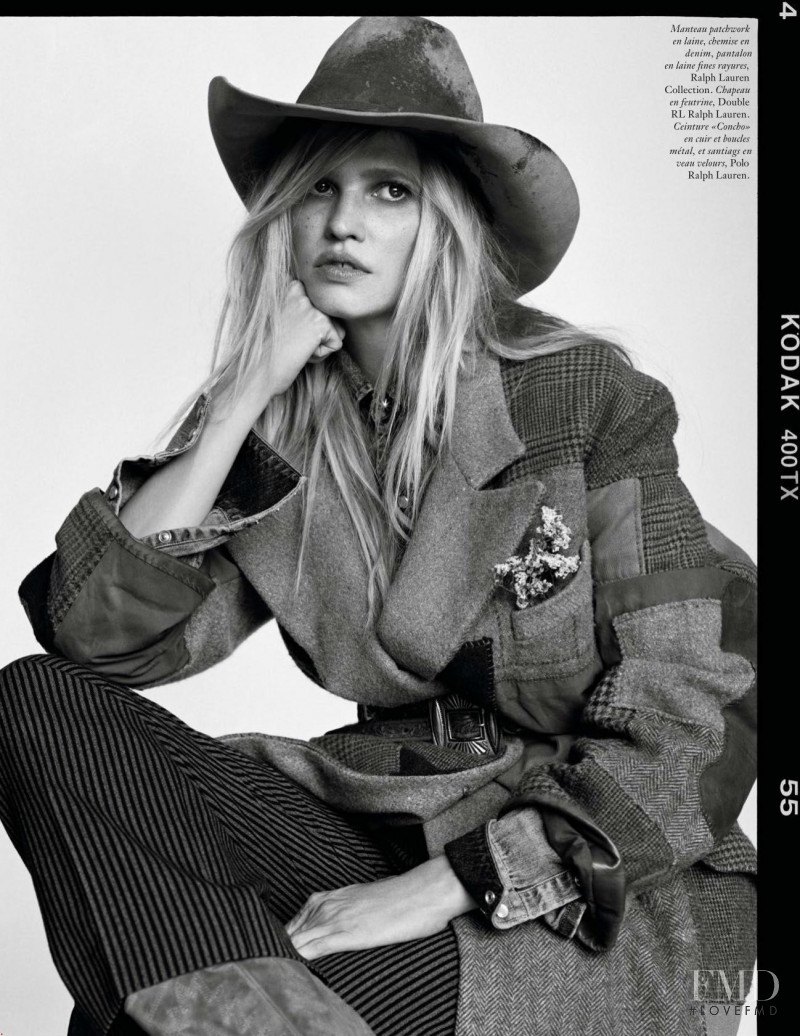 Lara Stone featured in The King of America, September 2018