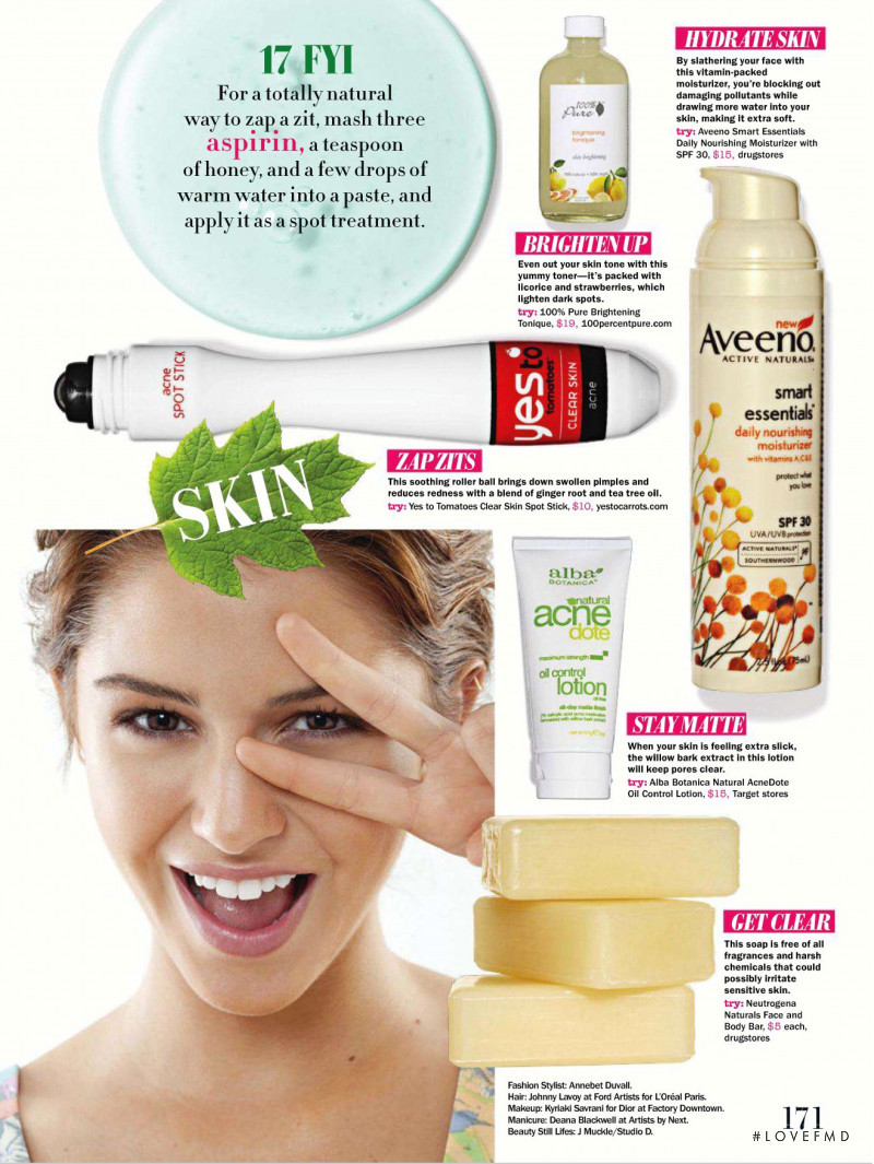 Jehane-Marie Gigi Paris featured in Beauty, March 2011