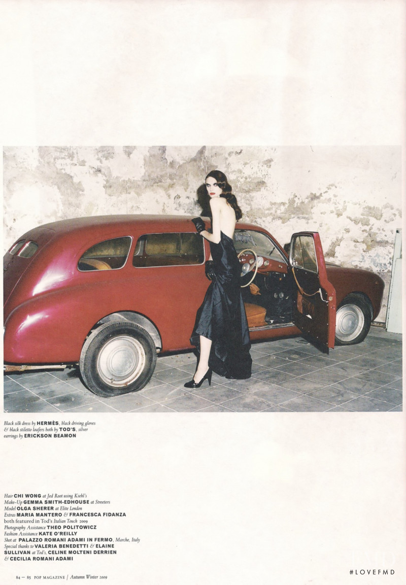 Olga Sherer featured in The Italian Touch, September 2009