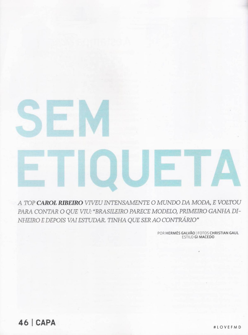 Sem Etiqueta, June 2012