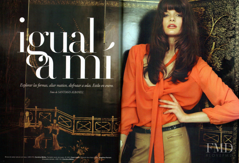 Paula Bertolini featured in Igual A Mi, January 2012