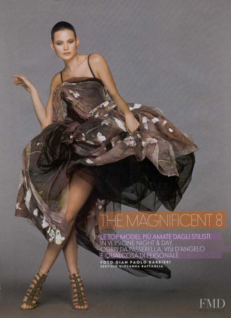 Behati Prinsloo featured in the magnificent 8, August 2008