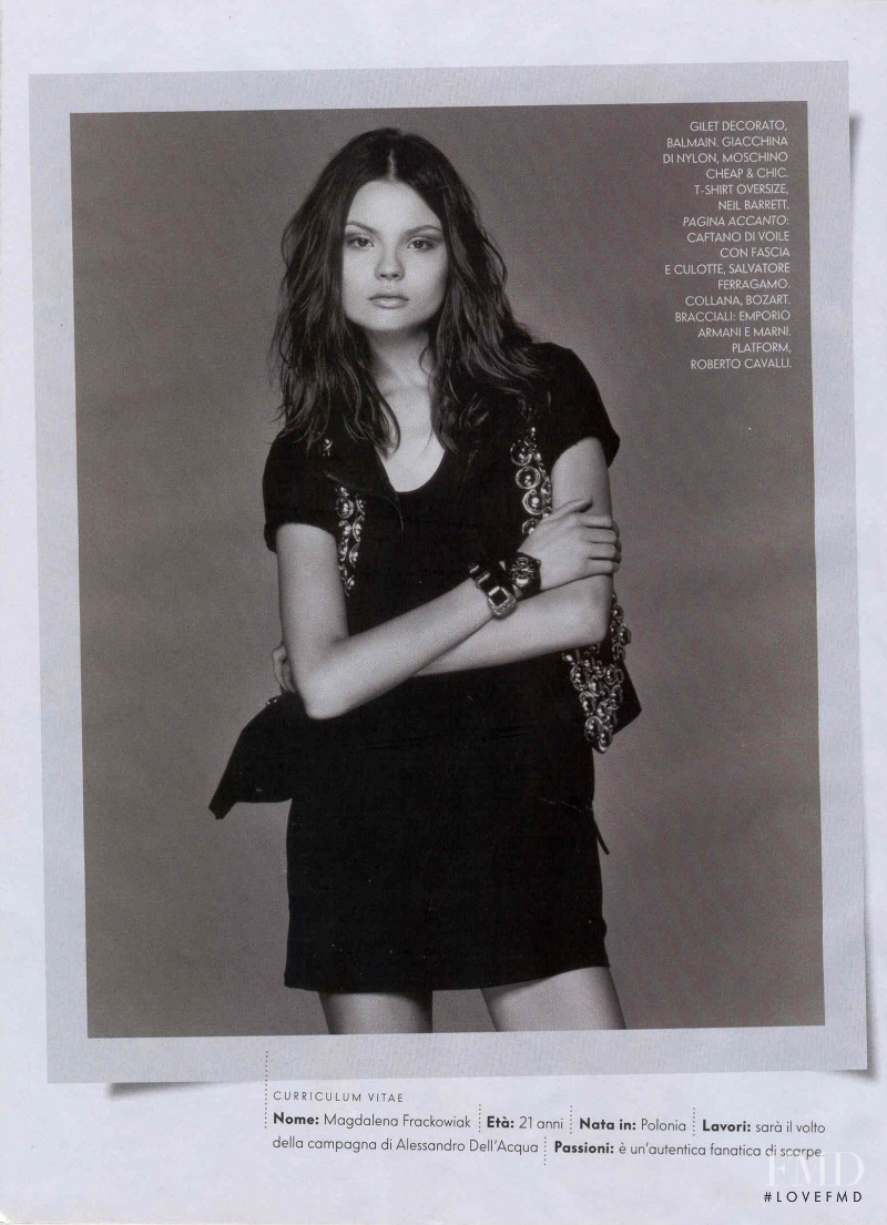 Magdalena Frackowiak featured in the magnificent 8, August 2008