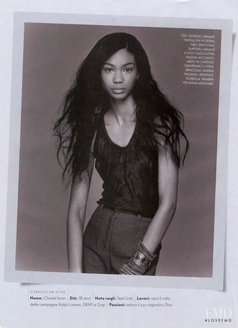 Chanel Iman featured in the magnificent 8, August 2008