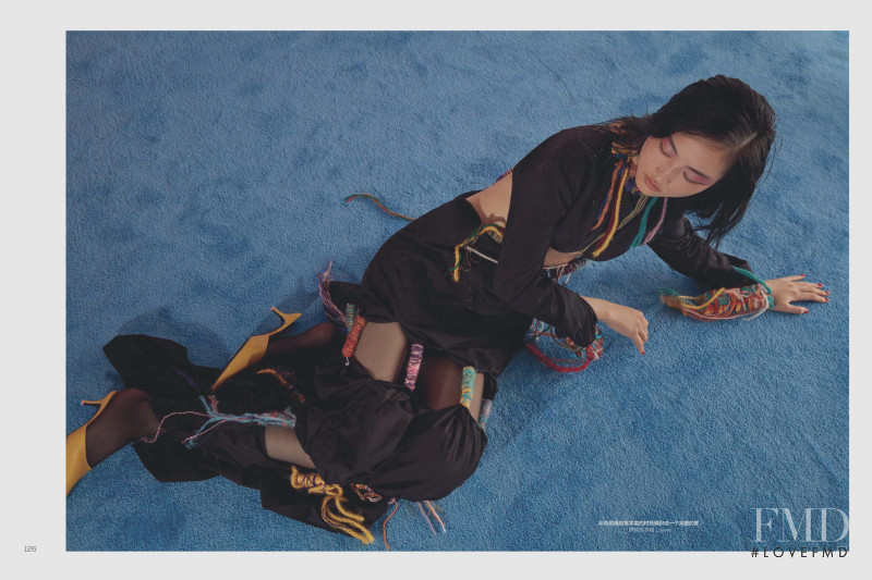 Jing Wen featured in Tricots, August 2018