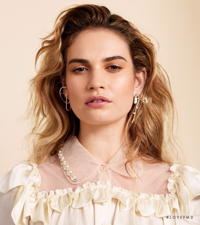 Lily James, August 2018